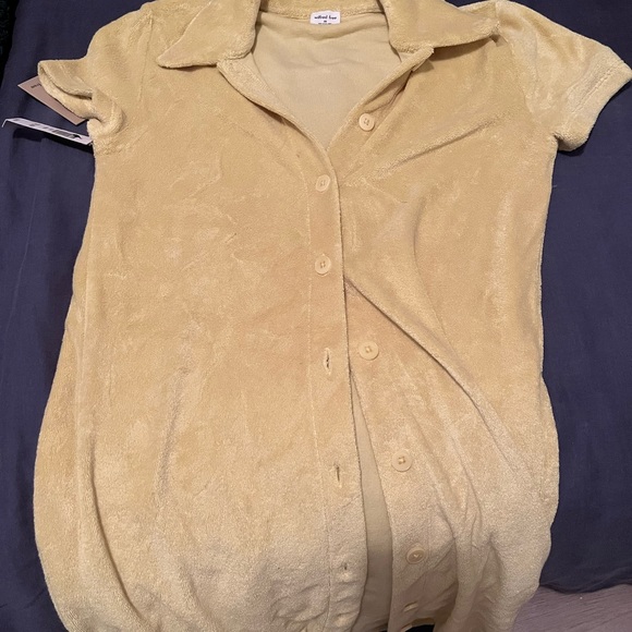 Aritzia Wilfred Free Terry Cloth Dress - Picture 6 of 6